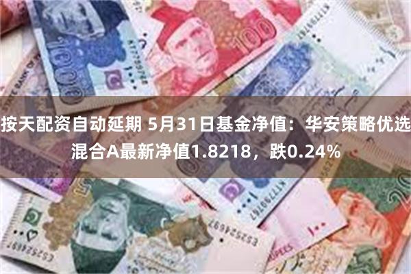 按天配资自动延期 5月31日基金净值：华安策略优选混合A最新净值1.8218，跌0.24%