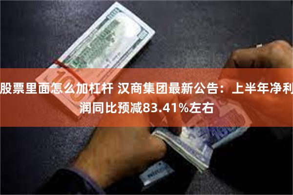 股票里面怎么加杠杆 汉商集团最新公告：上半年净利润同比预减83.41%左右