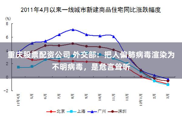 重庆股票配资公司 外交部：把人偏肺病毒渲染为不明病毒，是危言耸听