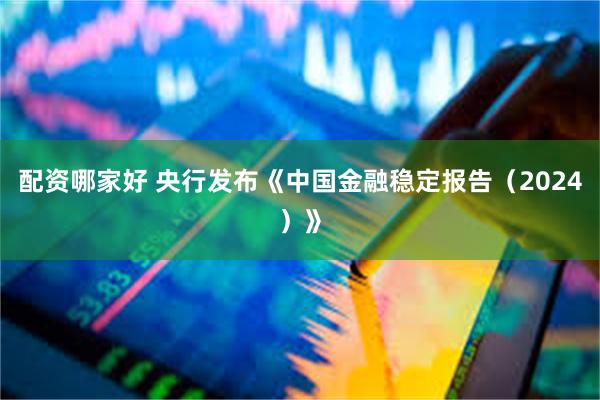 配资哪家好 央行发布《中国金融稳定报告（2024）》